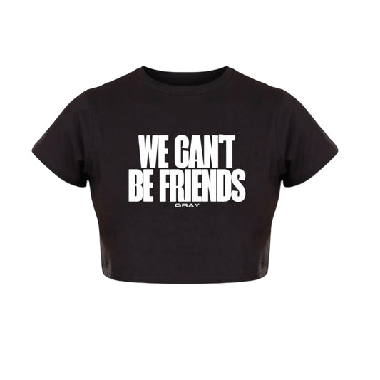 Black We Can't Be Friends Tops
