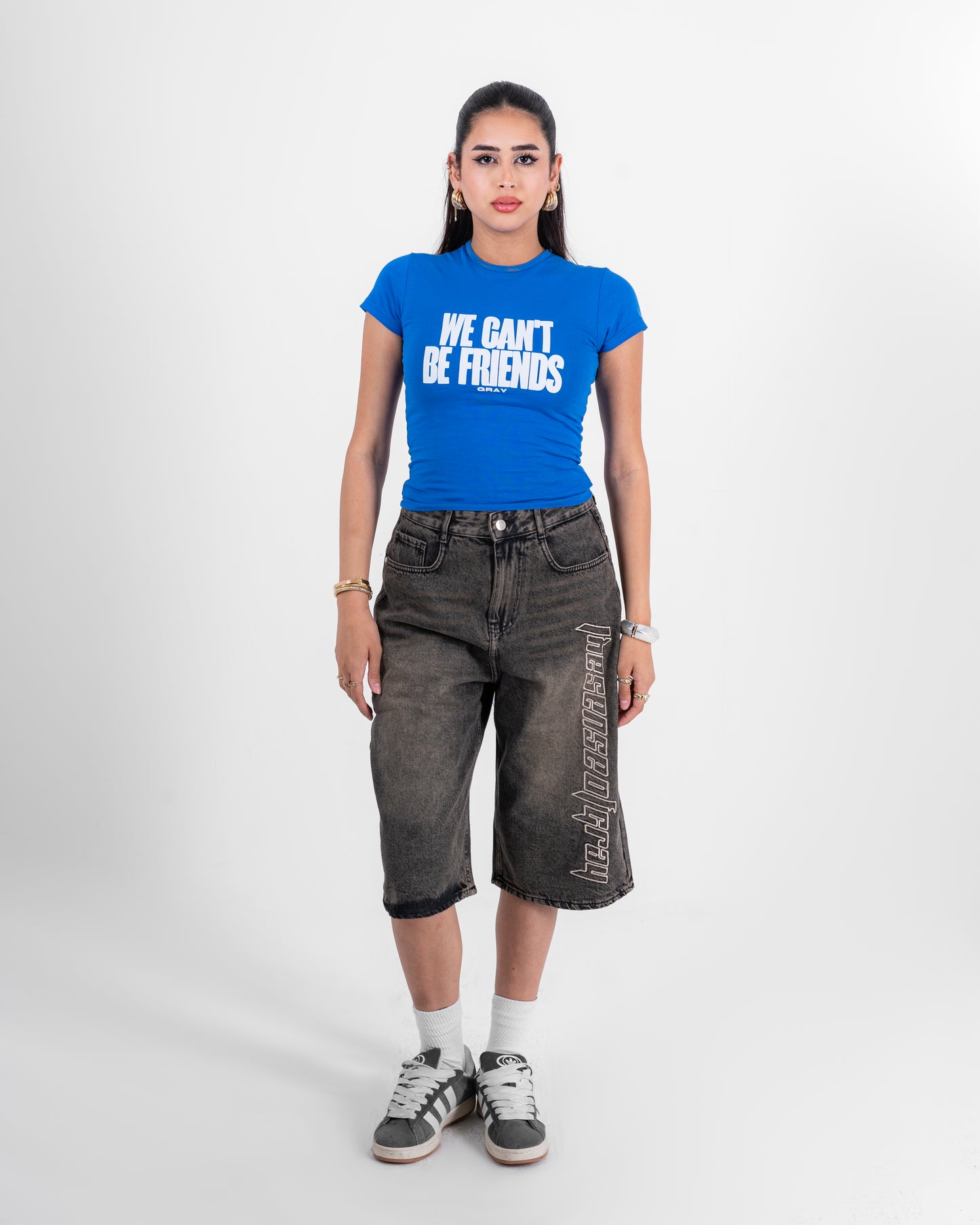 Royal Blue We Can't Be Friends Tops