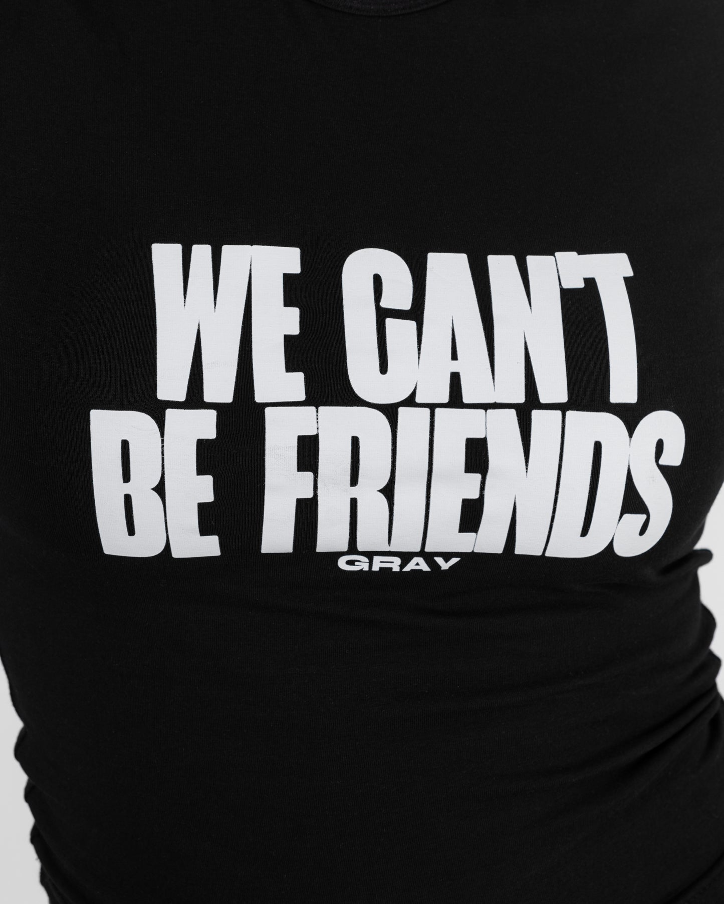 Black We Can't Be Friends Tops