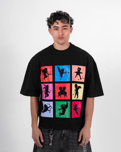 black angle t-shirt