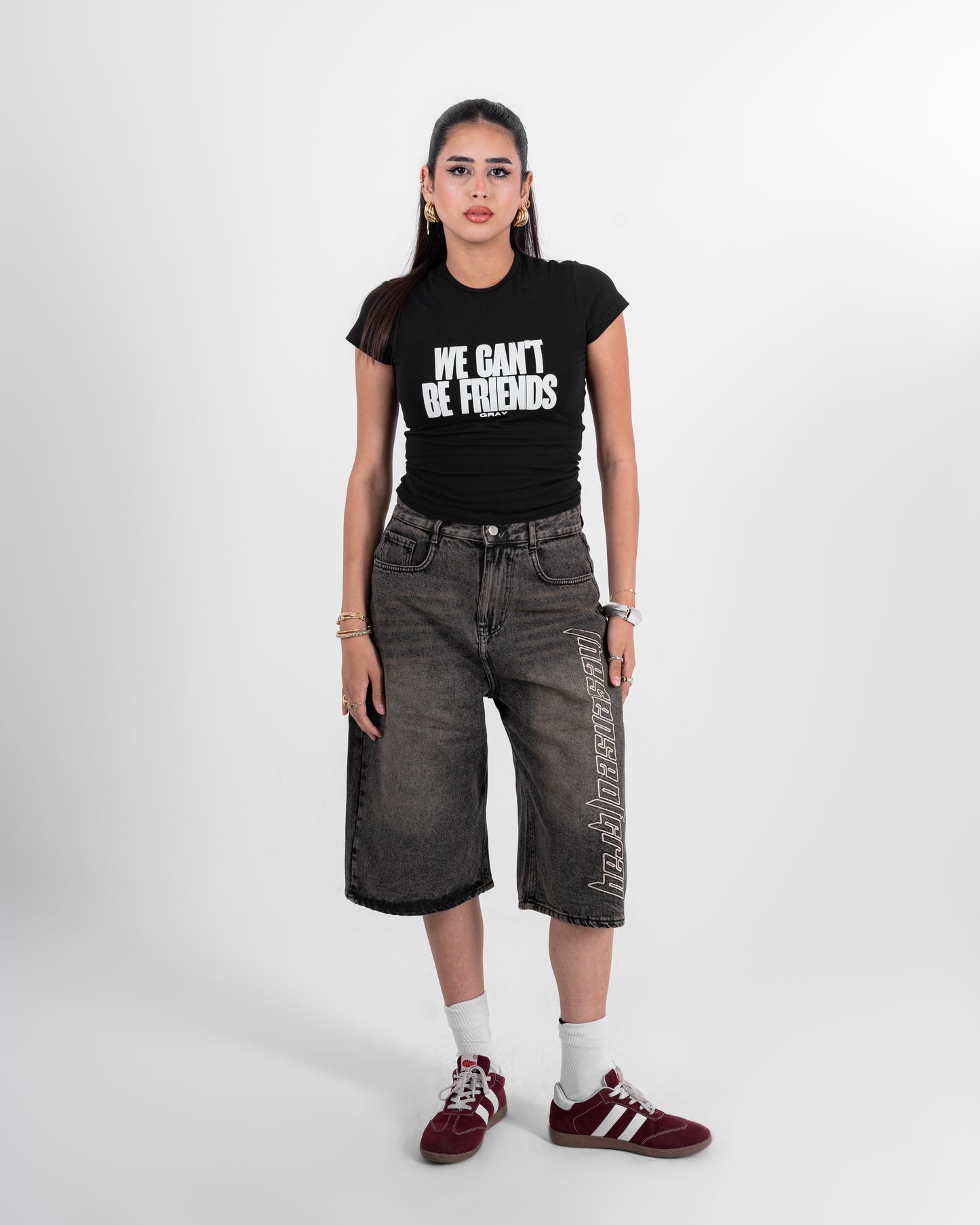 Black We Can't Be Friends Tops