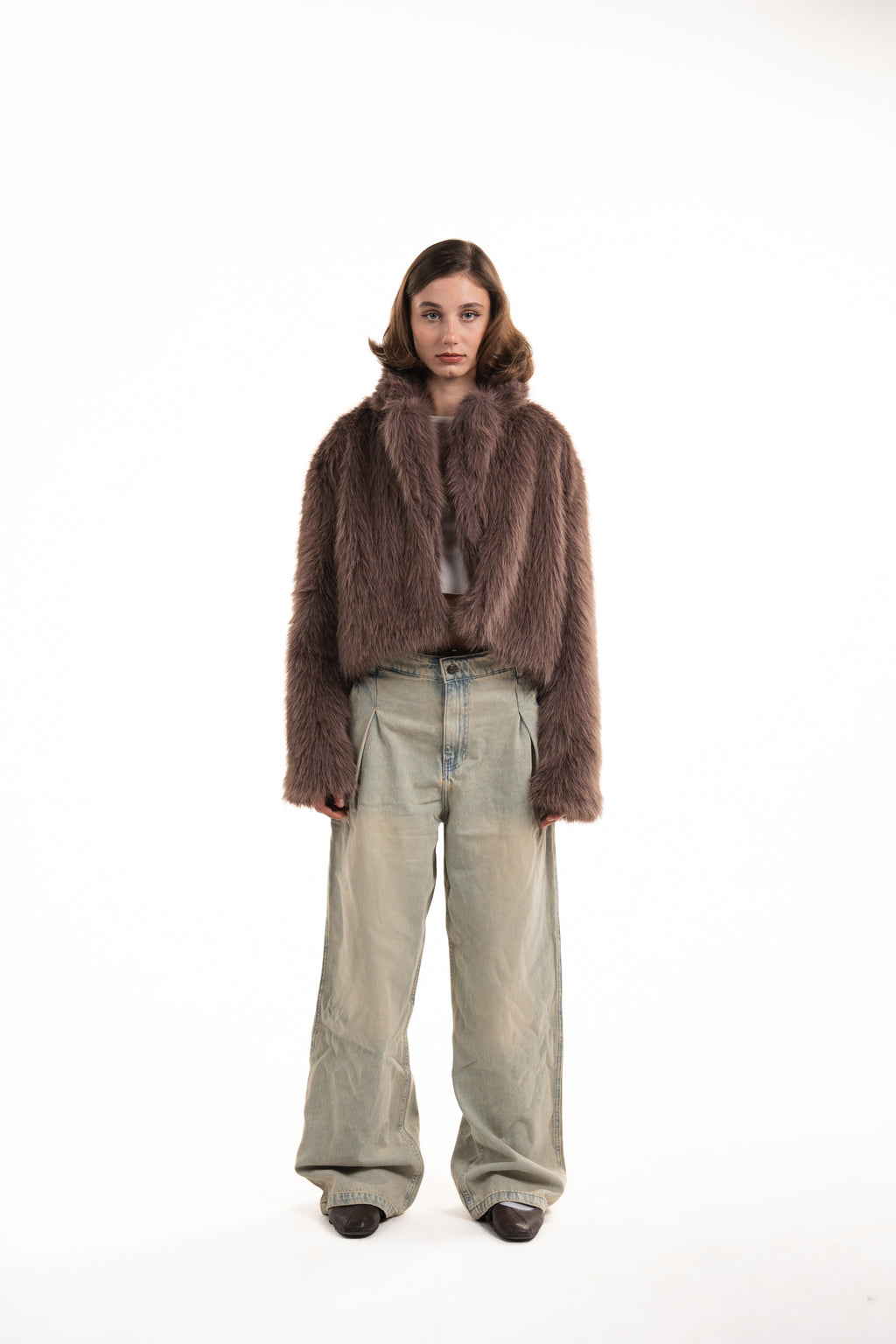 FUR Jacket Brown