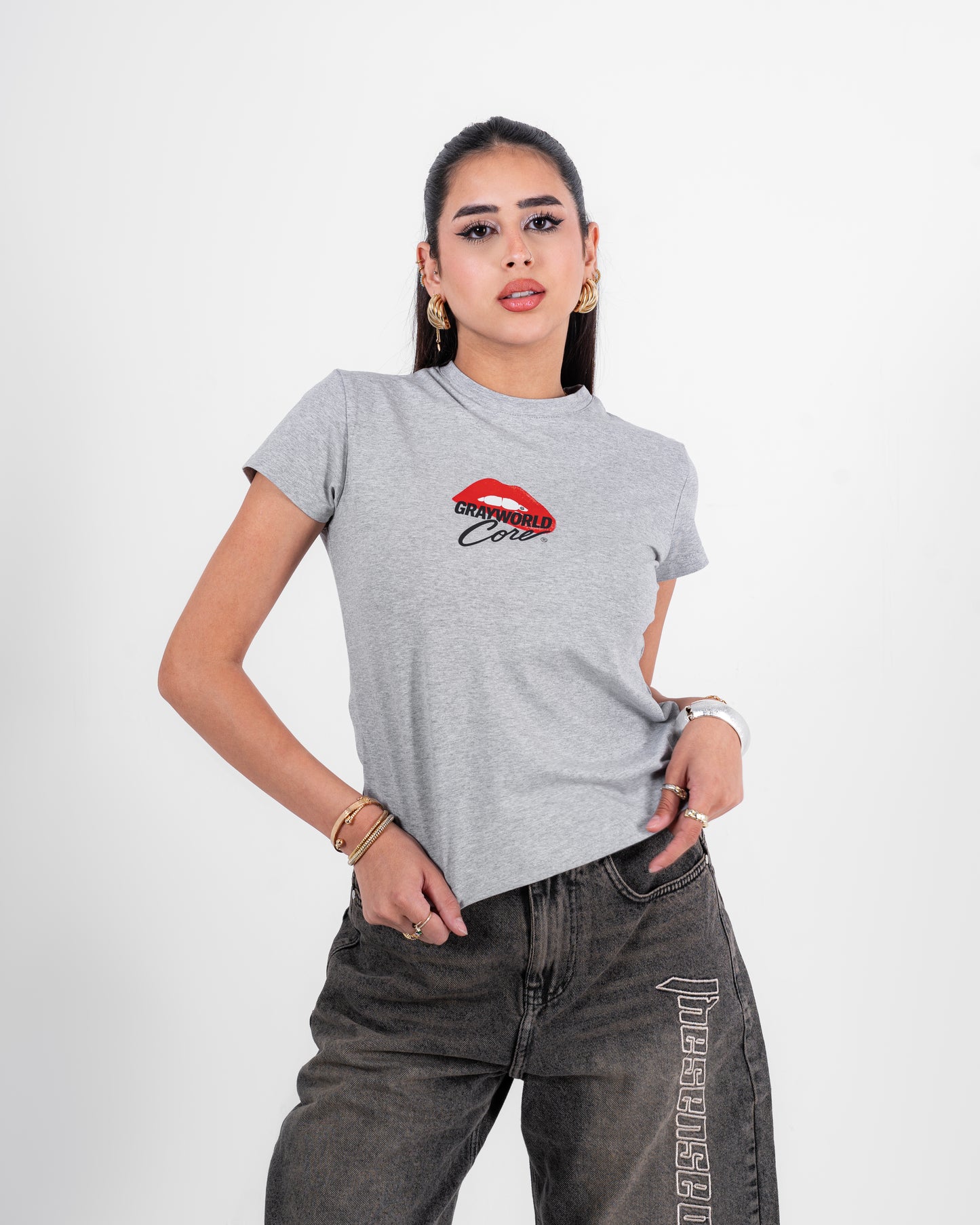 Grey G.Core Baby Tee