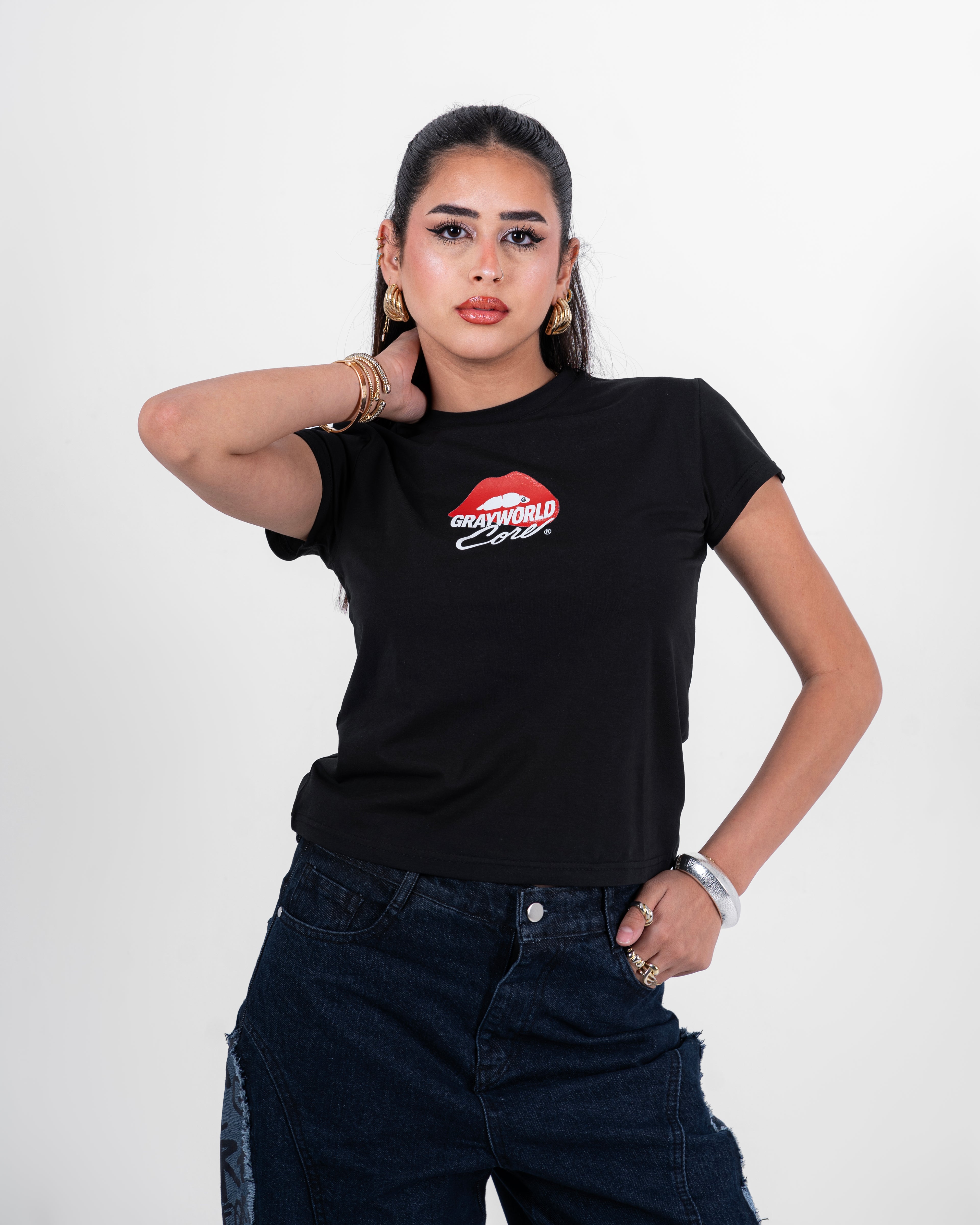 Black G.Core Baby Tee