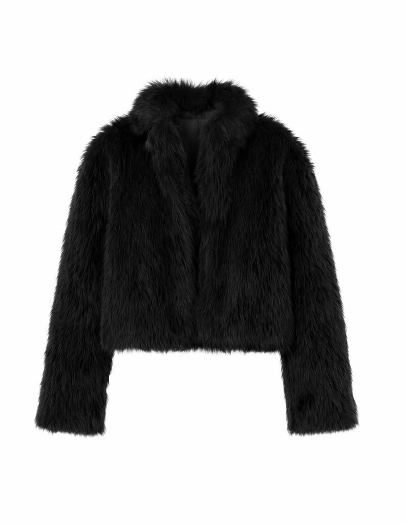 FUR Jacket Black