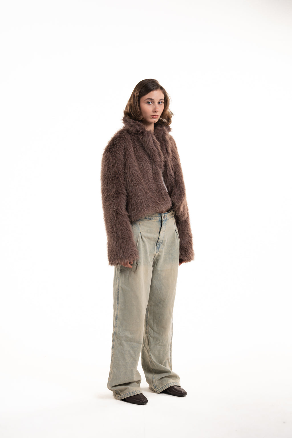 FUR Jacket Brown