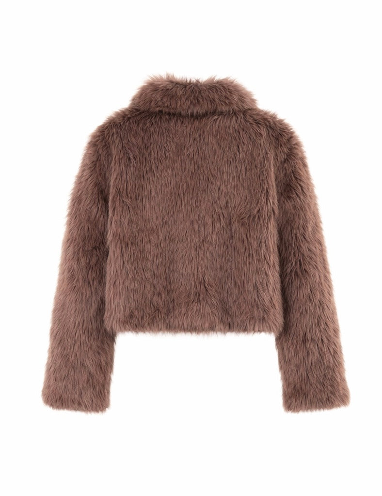 FUR Jacket Brown