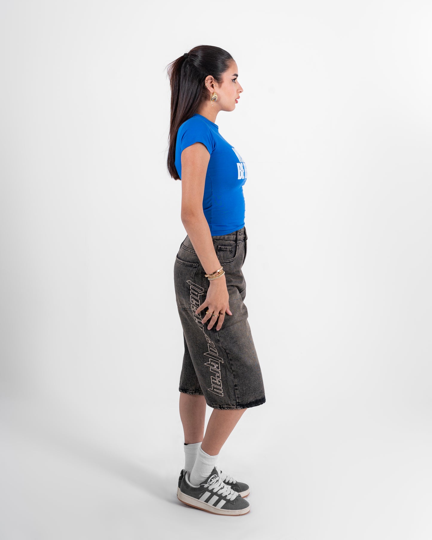 Royal Blue We Can't Be Friends Tops