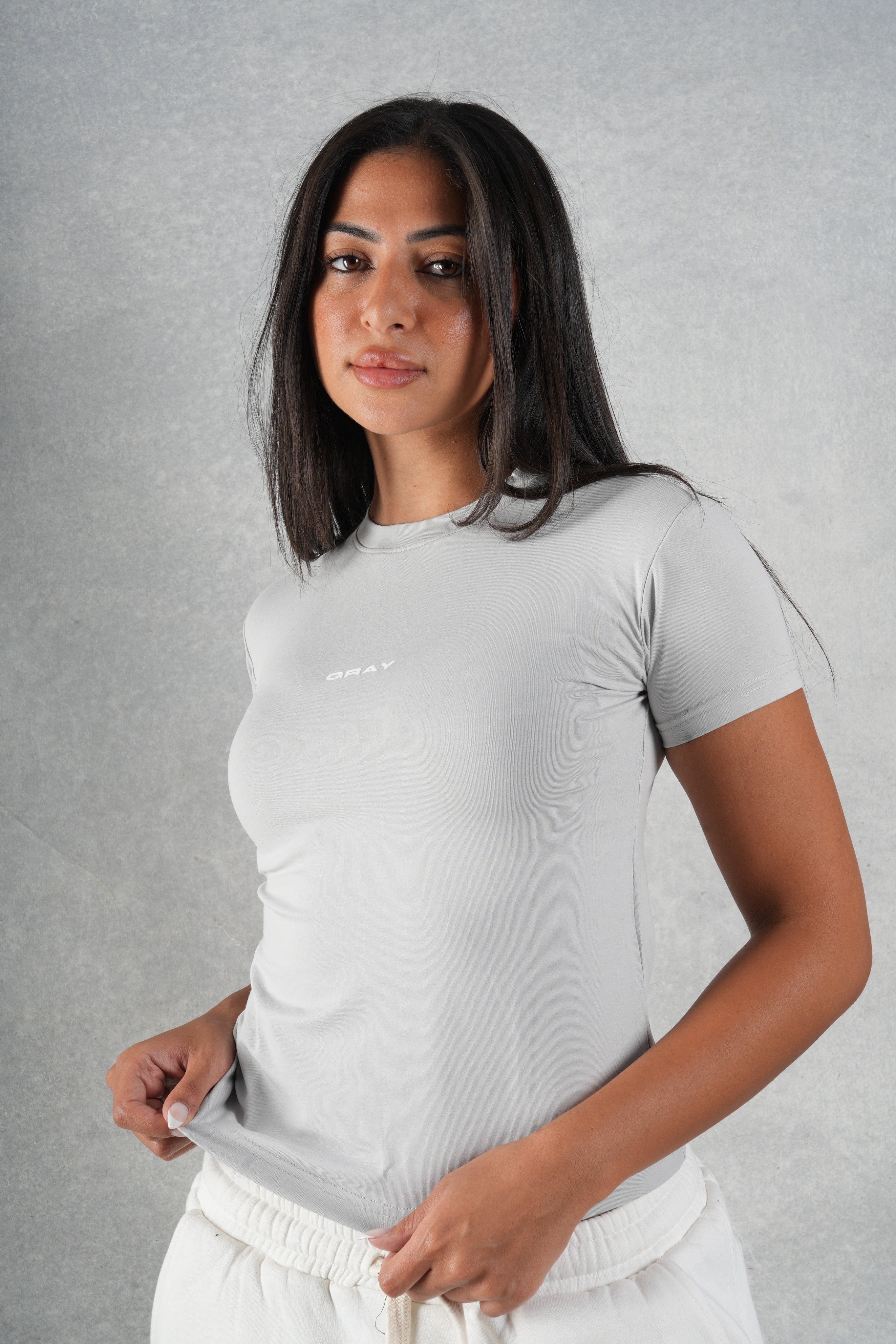 Grey basic top