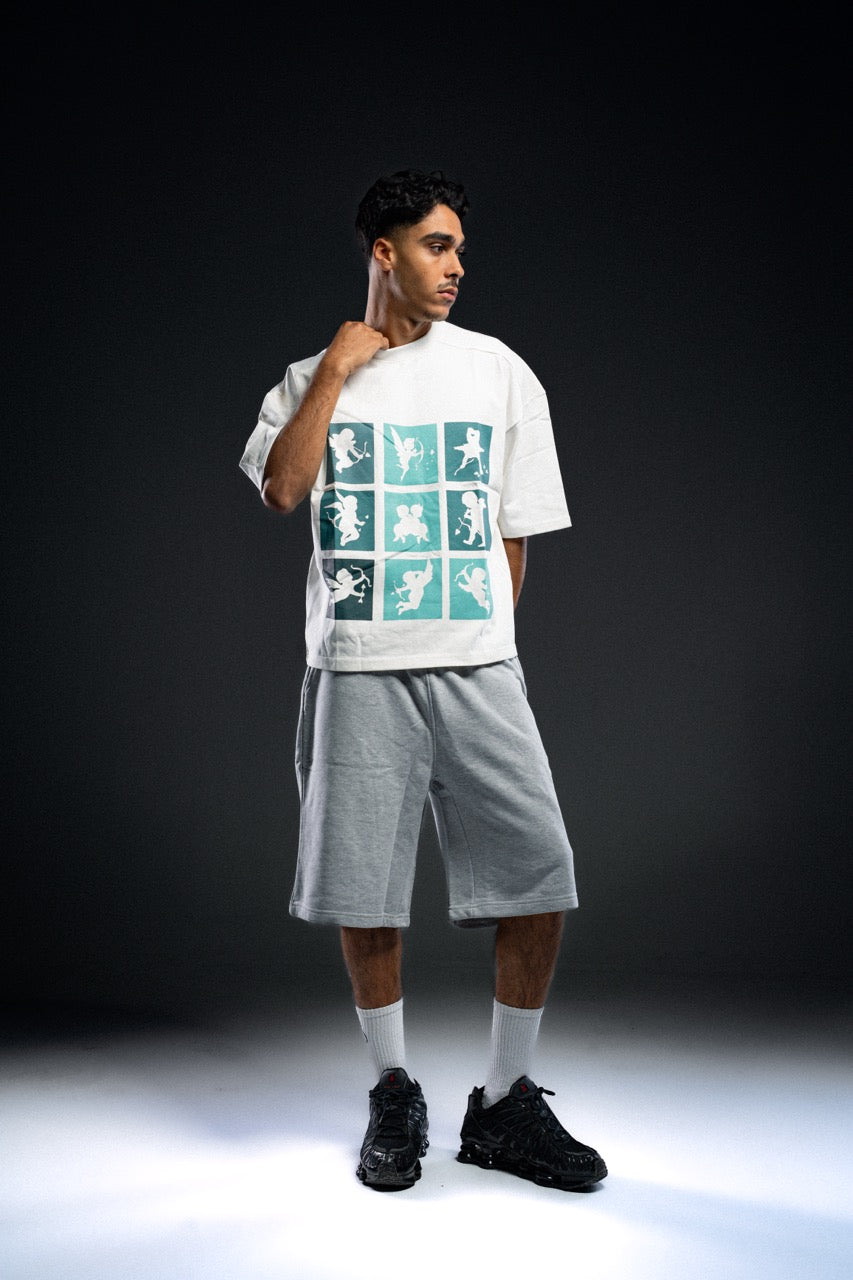 white angle t-shirt