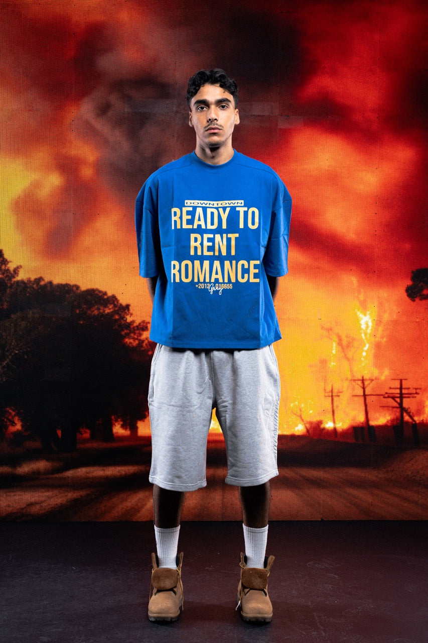 blue rent romance t-shirt