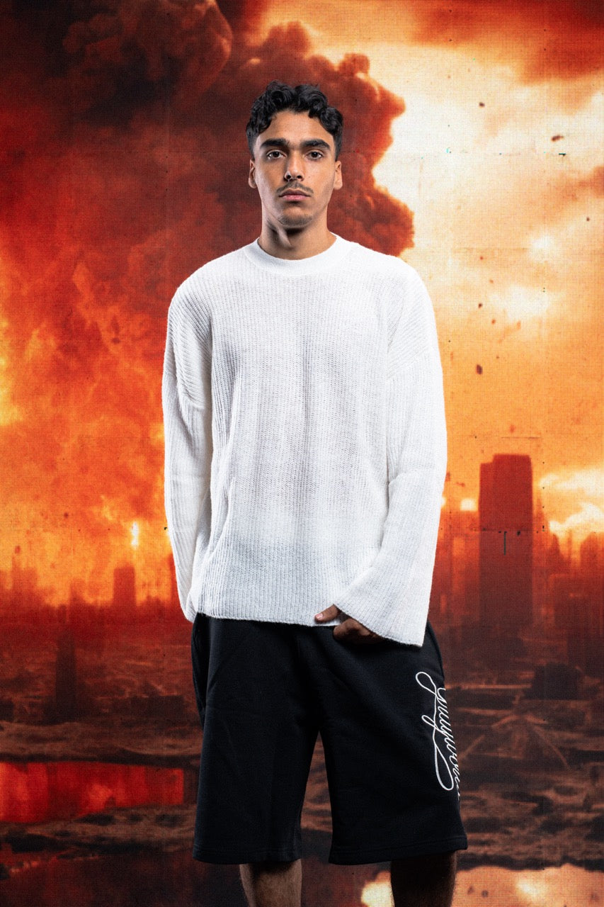 Gworld knitted overshirt