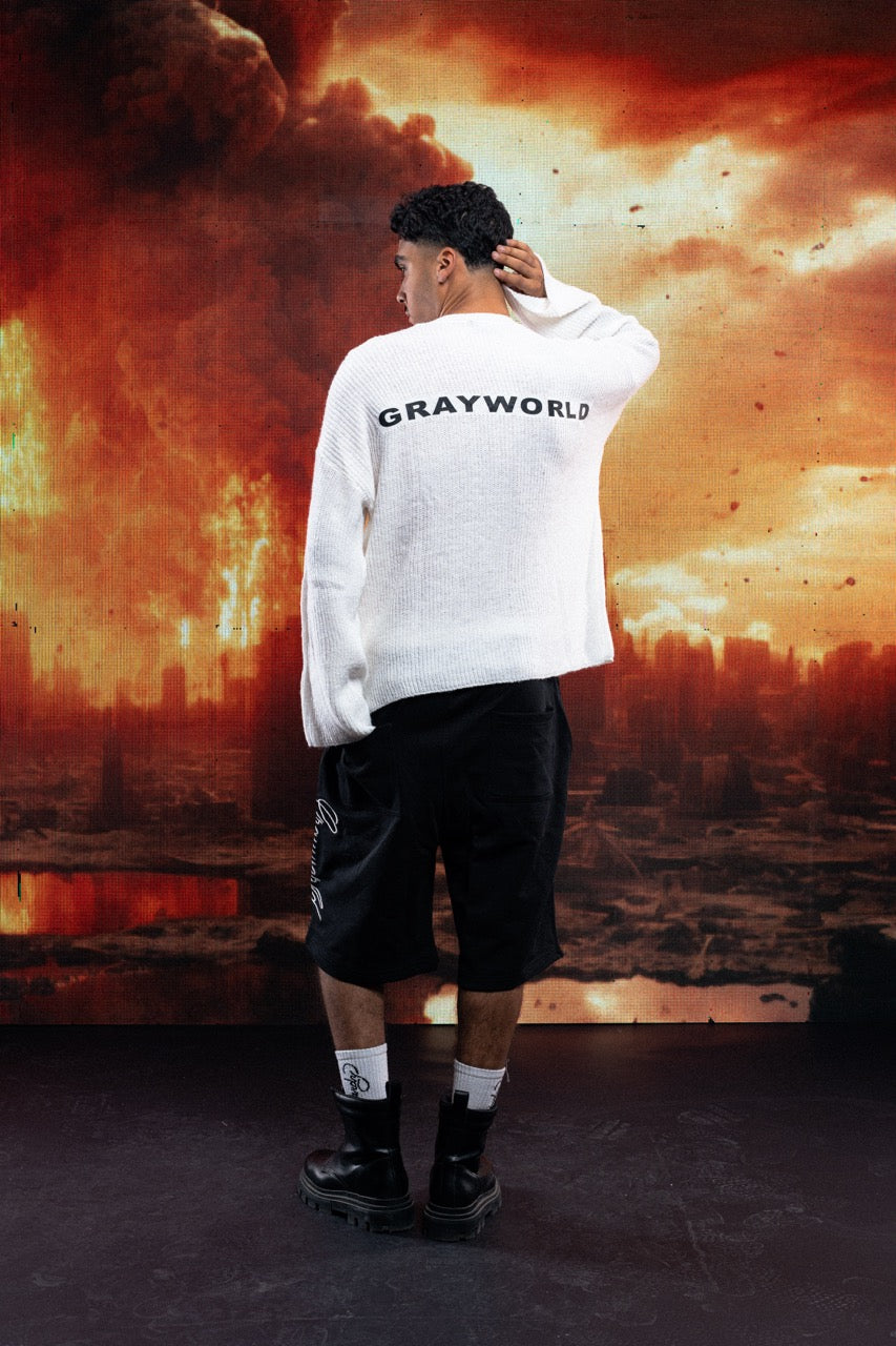 Gworld knitted overshirt